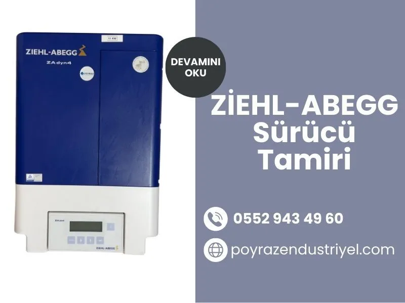Ziehl Abegg Sürücü Tamiri