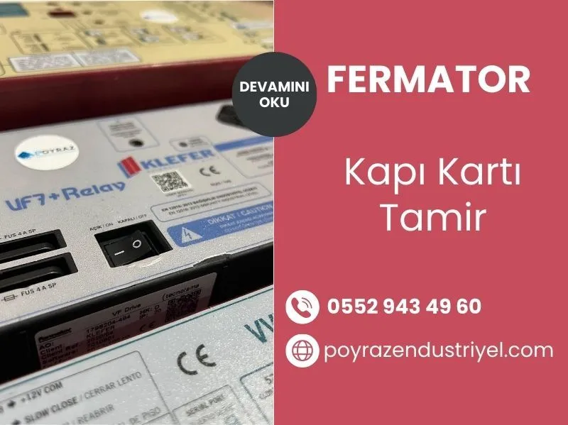 Fermatör Kapı Kartı Tamir