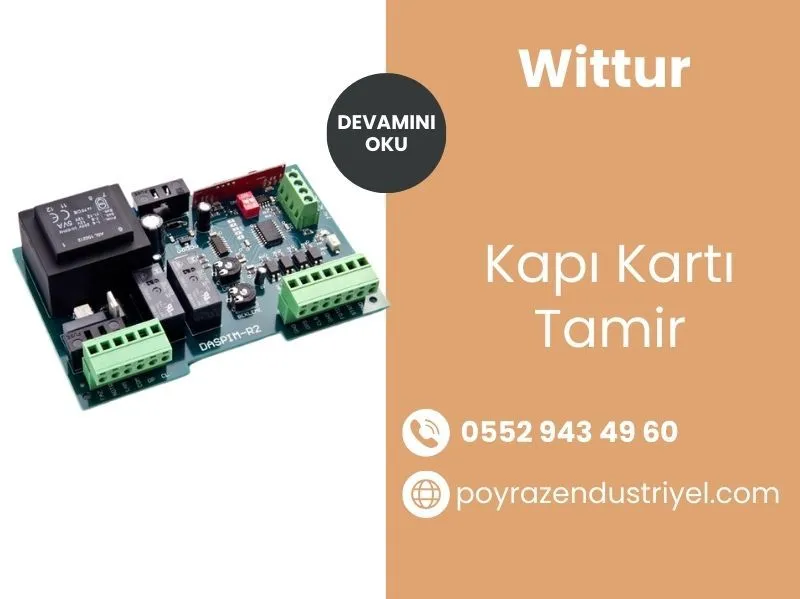 Wittur Kapı Kartı Tamir