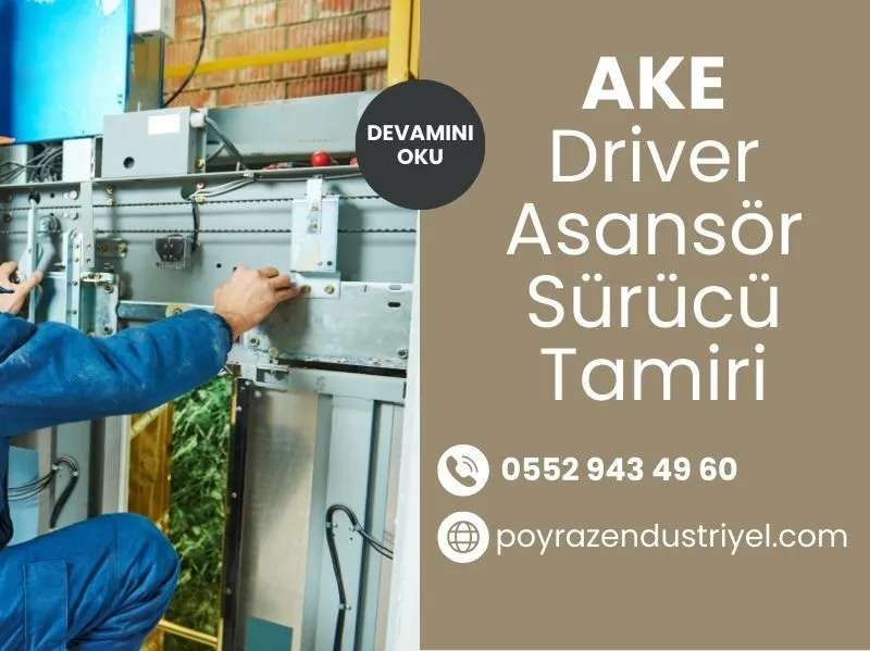 Ake Driver Asansör Sürücü Tamir