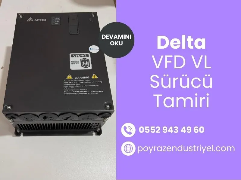 Delta Vfd vl Sürücü Tamiri